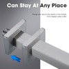 Clovermap Ceiling Mounted Shower Arm, 6 inch Square Extension Arm