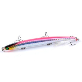 Predilures Bass Pollack Sinking pencil lure 110mm 11g long cast Sprat Sandeel Shallow shore (PINK CANDY)