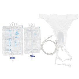 Silicone Urine Collector Bags Breathable Soft Anti Side Leakage Elderly Urinal with Urine Catheter Bags