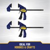 IRWIN QUICK-GRIP Clamps, 4 Piece Set with Bar Clamps, 4-1/4",