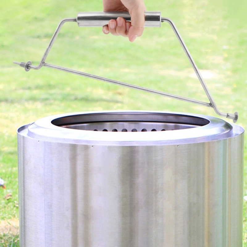 Bonfire FirePit Handle Accessory,Single FirePits Handle,Portable Camping Outdoor FirePit Tool