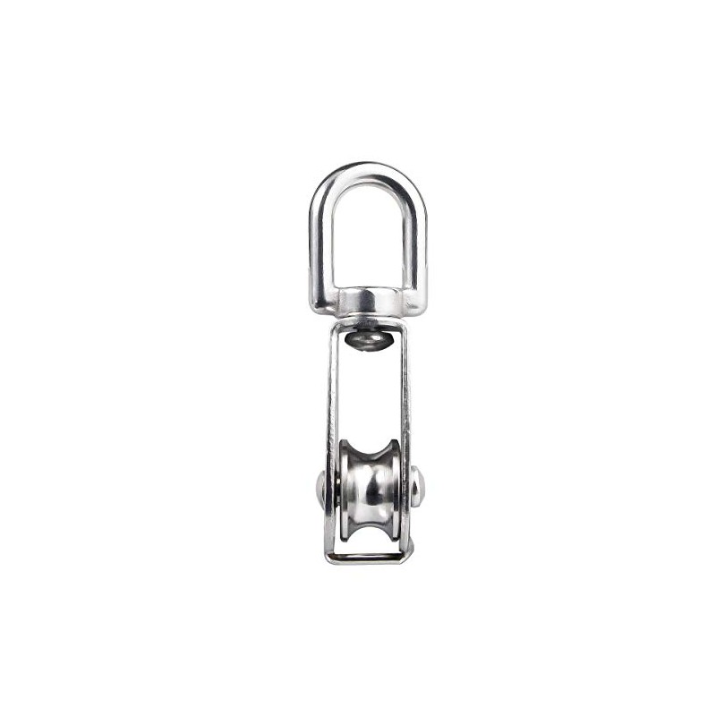 BNYZWOT Stainless Steel Wire Rope Crane Pulley Block M25 Lifting