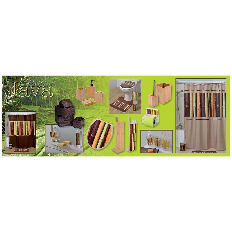 EVIDECO 6704384 Java Bathroom Toilet Tissue Paper One Roll Holder