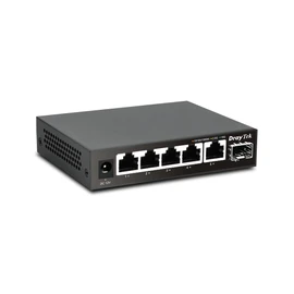 DrayTek VigorSwitch Q60x Multi-gig High Performance Unmanaged Switch, 5 x 2.5 GbE Ports, 1 x 10Gbps SFP+ Uplink