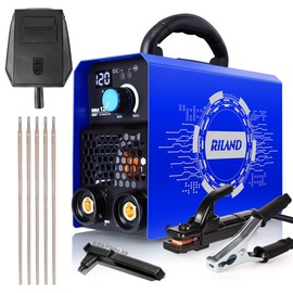 RILAND Stick Welder, 110V Portable ARC Welding Machine – 4.4lb Lightweight, Hot Start, Anti-Stick & Overload Protection for Home DIY, Metal Repair, Workshop Use