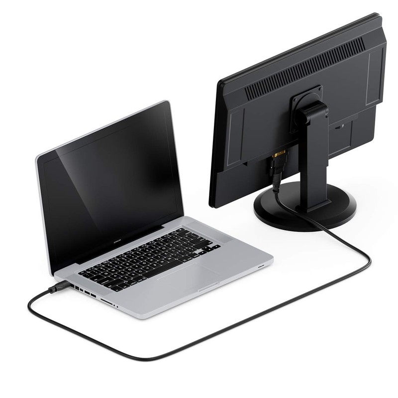 deleyCON HDMI zu DVI Adapter - HDMI Buchse zu DVI
