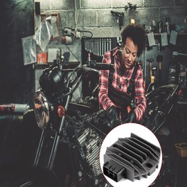 Voltage Regulator, Aluminum Voltage Regulator Moto Rectifier 21066‑0010 Motorcycle Accessories Fit for Kawasaki Mule 600/610/SX/KAF400