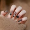 3D Nail Tips, Ribbon, Nail Art, Set of 24, Cute