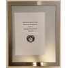 Elevator Notice frame 8.5" x 11" stainless Steel