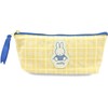 BS Miffy Pencil Case Yellow 197337 Retro Check, retro