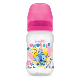 Evenflo Biberón Stitch 9OZ CA 9OZ/270 ml. 1 Pieza. El Color y Diseño Pueden Variar.