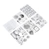 6pcs Silicone Embossing Folders Multipurpose DIY Craft Template Molds for