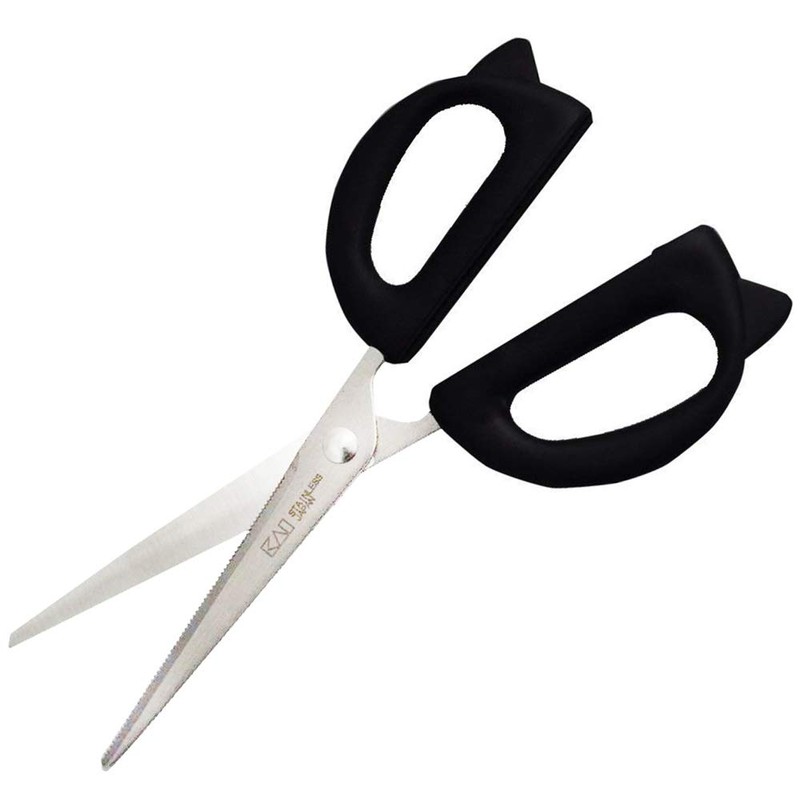 貝印 Kai nyammy Case With Cat In The Kitchen Scissors