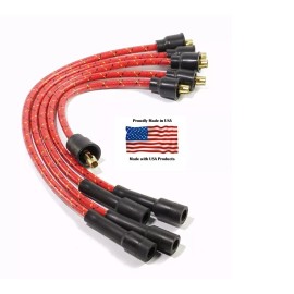 SouthernOak For Farmall C, Super C USA Made Copper Core Spark plug wire set ~ Custom made