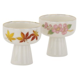 Buddhist Altar Hasegawa Buddhist Altar Supplies 1 Piece Rice Pottery Buddhist Rice Pottery Cherry Blossoms Momiji Ichinokura 1.8