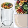 KADAX Screw Lids fi82mm x 100st, Twist Off Lids Set
