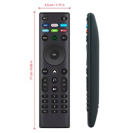 AULCMEET Remote Control XRT150 New Replace Remote fit for Vizio LCD LED HDTV Smart TV P759-G1 P659-G1 PX75-G1 PX65-G1 P75Qx-H1 VFD43M-0804 D24h-J09 D32h-J09