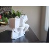 Unique Thinker Toilet Figure - Unique 3D Printed Bathroom Décor