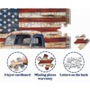American Truck Puzzles for Adults 1000 Pieces, Vintage USA Flag