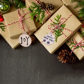 Jolik 80 Pieces Wooden Ornaments Unfinished, 3.5"Round Blank Wood Discs