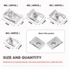 Knpwer Pack of 150 Thread Clip Nut Set, U-Type Sheet