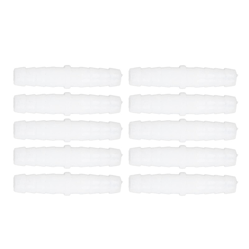 Plastic Hose Connector Barbed Fitting Equal Diameter PE Scratch Resistant