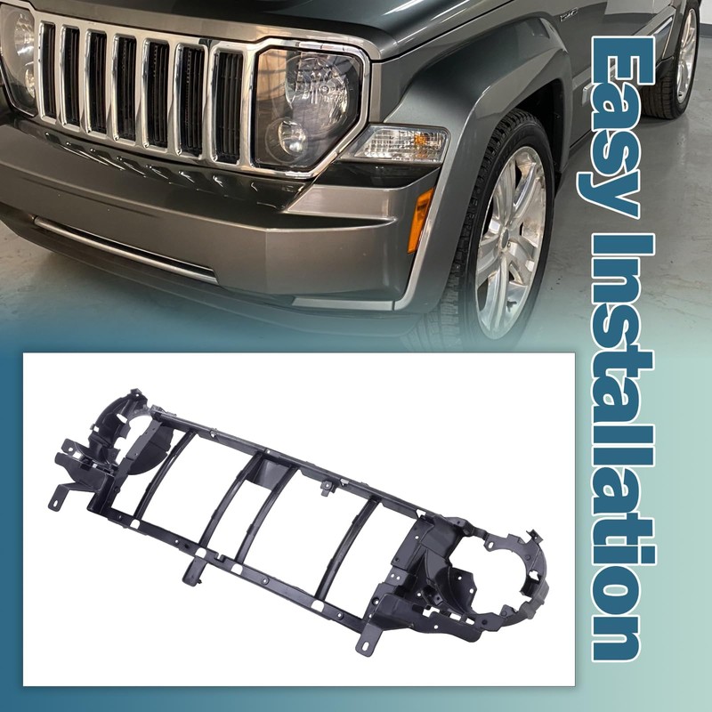 CarPartsDepot Grille Mounting Support Grill Bracket Compatible with Jeep Liberty