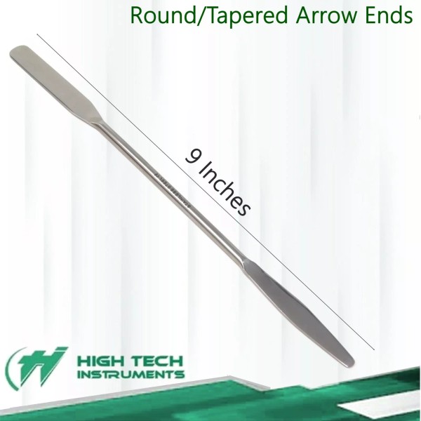 HTI Brand Stainless Steel Lab Spatula Micro Reagent Sampling Spoon