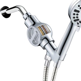 JINYOMFLY Shower Head Holder with Filter, Residual Chlorine, Sediment, Reducing Impurities, Universal Hand Shower Holder, Adjustable Shower Holder, Shower Head Shower Holder