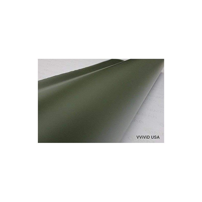 VViViD® Matte Military Army Green Vinyl Wrap Roll with Air