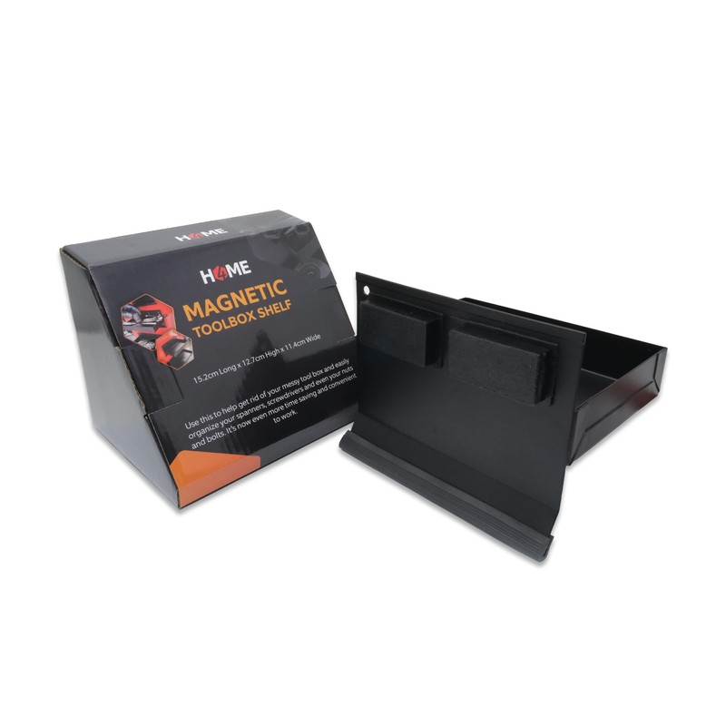 FIRST4MAGNETS 6" Magnetic Toolbox Shelf - 0.6kg Load Capacity |
