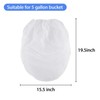 Sukh 10-Pack Paint Filter Bags - 5 Gallon Bucket Strainer