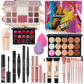 Makeup Kit for Women full Kit Makeup Set for Teens Girls Teenagers Eyeshadow Palette Foundation Makeup Gift Set for Women Makeup Kit for Teens