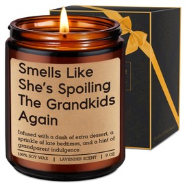 Fairy's Gift Scented Candle, Gifts Ideas for Grandma, Spoiling The Grandkids Again - Grandma Gifts, Grandmother Birthday Presents from Grandkids - Christmas Funny Presents for Granny, Nana, Grammy