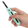Electric Eyelash Curler LongLasting Heated Curler Natural Eyelash Perming Tool(Green