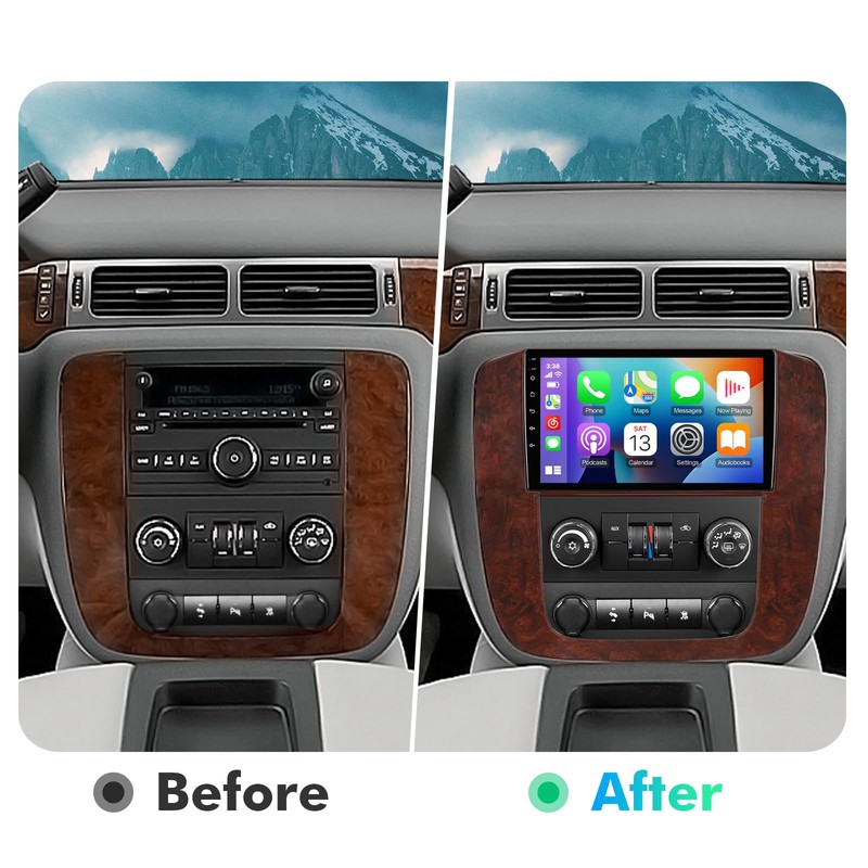 9 Inch IPS Touchscreen Android 13 Car Stereo for Tahoe/Yukon/Silverado/Suburban