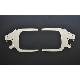 24/7Auto 2X Stainless Steel Door Panel Decorations Lion surrounds for TGA TGL TGS TGX Trucks Euro 5 and Euro 6 Till 2019