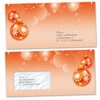 Envelopes Christmas Merry Christmas Pack of 10 Envelopes with Window