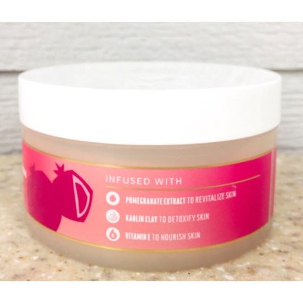 2 Wellness Collection POMEGRANATE EXTRACT Cleansing Clay Detox Mask bath
