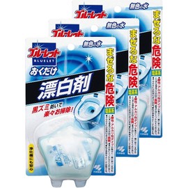 Bullett Bleach Toilet Tank Cleaner, Main Unit, Colorless Water, 1.1 oz (30 g) x 3 Packs