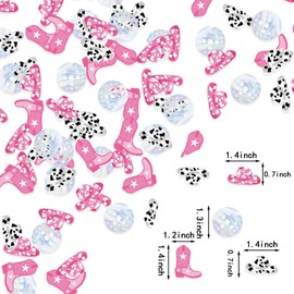 Cowgirl Disco Confetti, Western Confetti Rodeo Bachelorette Tablescape for 70s 80s Disco Ball Cowgirl Girls Night Birthday Favors Western Cowboy Decorations