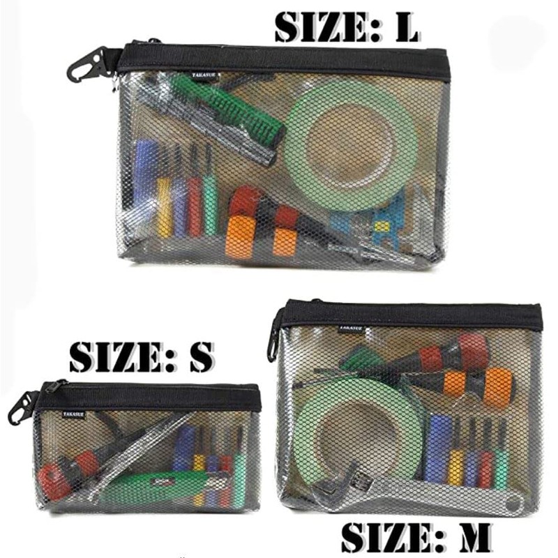 TAKASUE Camouflage Transparent Pouch, For Survival Games, Tools, Accessories, Waterproof,