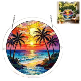 Acrylic Suncatcher Jigsaw Puzzle-Emerald Flame Hummingbird, Window Suncatcher Acrylic Puzzle, 83 Pieces Suncatcher Kits for Adults, Home Decor Gift for Women Men Mom Birthday Gift (#A)