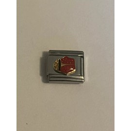 B’linQ Red & Black Ladybug - Lady Bug Insect - 9mm Italian Charm Single Bracelet Link