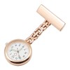 Tiardey 3pcs Nurse Watch, Rose Gold/Gold Buckle Watch, Suitable for