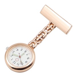 Tiardey 3pcs Nurse Watch, Rose Gold/Gold Buckle Watch, Suitable for Nurses and Doctors, Daily Waterproof