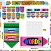 ReliThick 18 Pcs Elementary Math Poster for Beginning of The