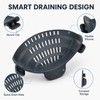 Clip-On Silicone Strainer for Pots & Pans – Compact Colander