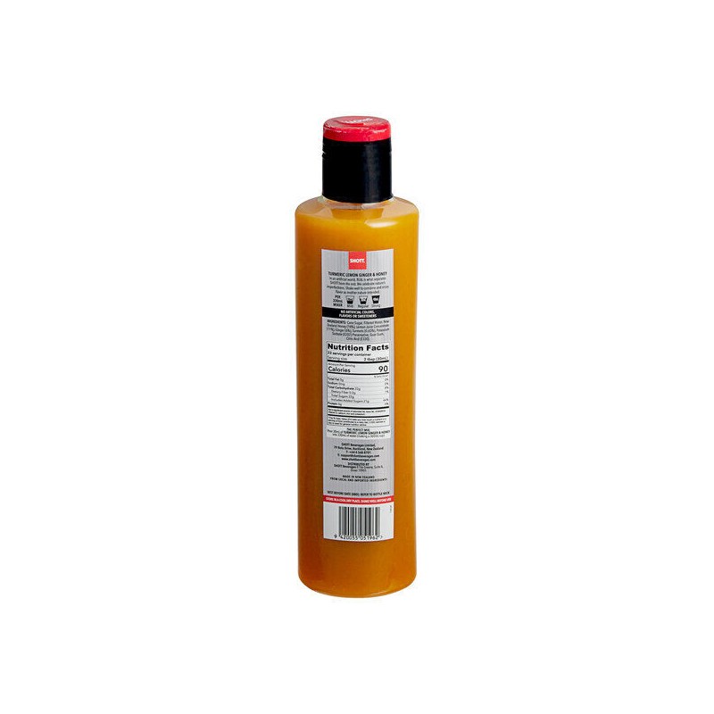 FixtureDisplays SHOTT Turmeric, Lemon, Ginger, and Honey Real Fruit Flavoring