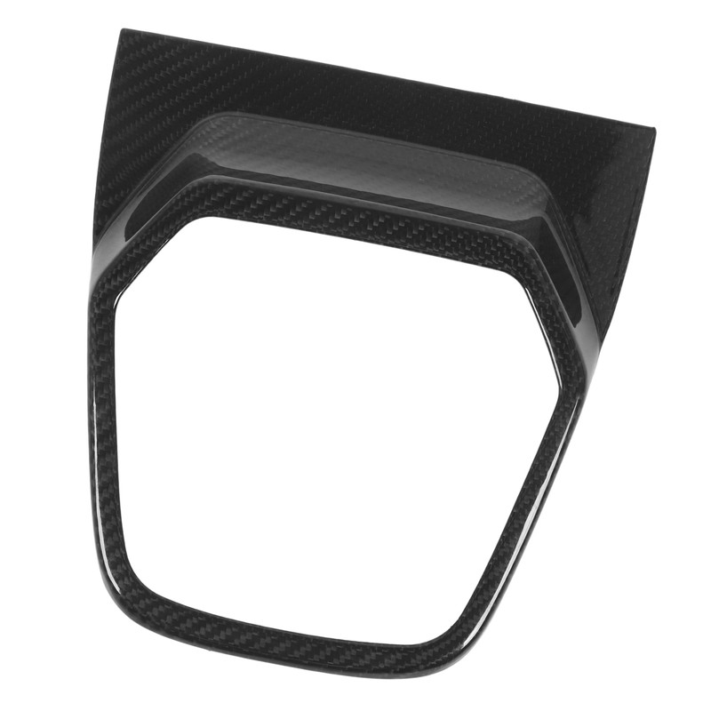 Car Gear Box Cover Trim Carbon Fiber Console Shifter Panel